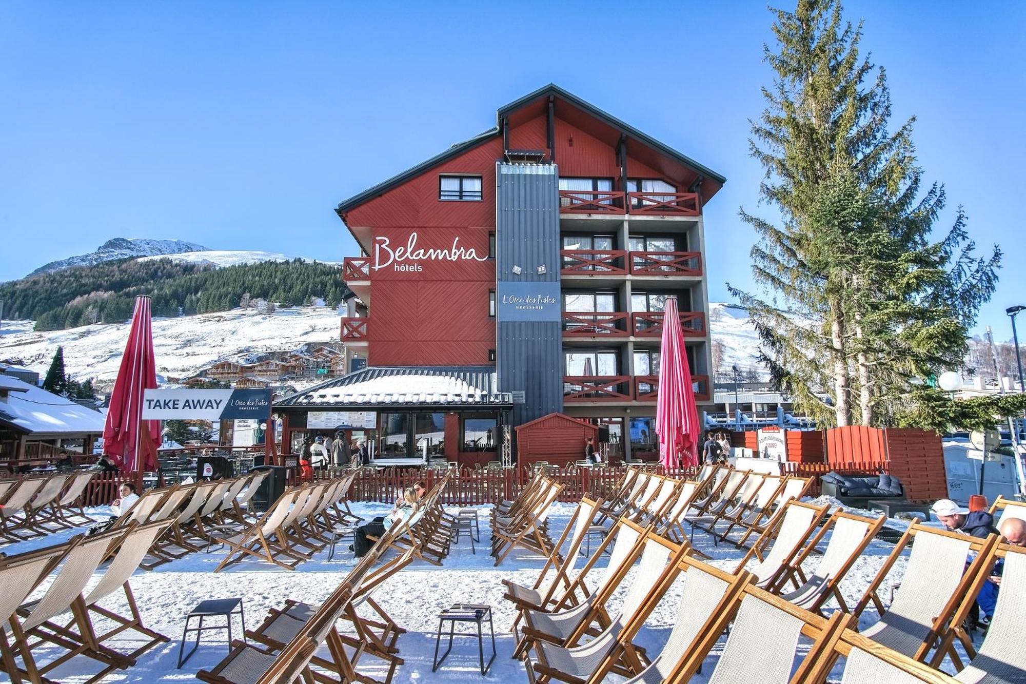 Hotel Les 2 Alpes L'Oree Des Pistes Les Deux Alpes Buitenkant foto