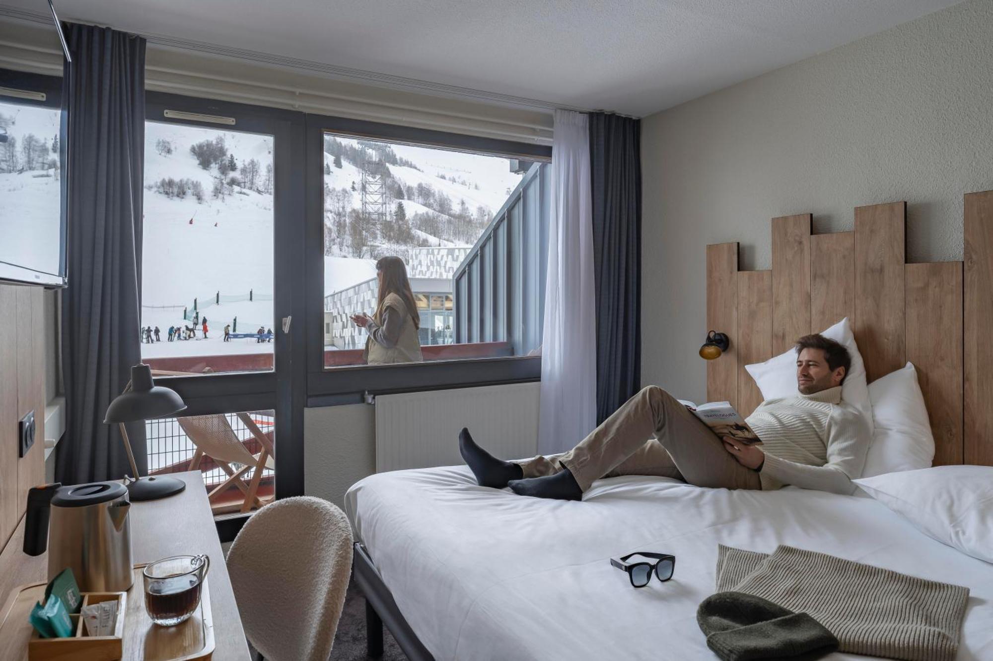 Hotel Les 2 Alpes L'Oree Des Pistes Les Deux Alpes Buitenkant foto